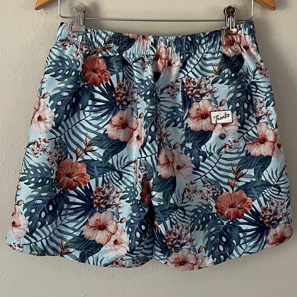 Franks Maui Sky Swim Trunks Size Large - Picture 7 of 12